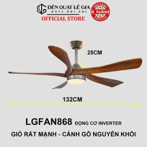 Quạt trần phong cách Đông Dương Indochine style LGFAN868G