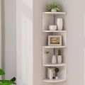 2/5 Tier Minimalist Floating Wall Mount Corner Shelves Rack Display Wall Decor Book Shelf 5 Layer. 