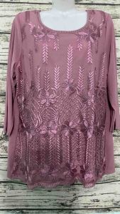 Áo voan thun trung niên