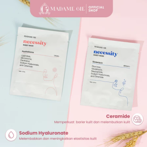 MADAME GIE NECESSITY SHEET MASK  25ML - MASKER WAJAH MADAME GIE