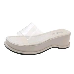 {FullBox Qc} SANDAL Nữ Dép Quai Trong Đế Cao Su 6cm KENGTA