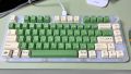 【Keycap Only】GMK Cream Matcha Keycap 142 Keys Cherry Profile PBT Dye Sublimation Key Caps For MX Switch Mechanical Keyboard RK61/Anne Pro 2/GK61. 