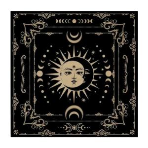 ไพ่ทาโรต์ผีเสื้อและดอกไม้ลึกลับผ้าอ่านหนังสือผ้าคลุมโต๊ะทำนายสำหรับหลากหลายประเภทของเกม