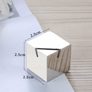 PURETEN Stainless Steel Table Place Card Holder Stable Solid Photo Picture Holder Clip DIY Geometric Shape Menu Sign Holder Wedding Party