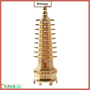 Follow Get New[Bloom Z] Zinc Alloy Feng Shui Education Tower Levels Wen Chang Pagoda Desktop Ornaments