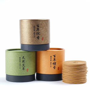 Natural Incense Coil Wormwood Sandalwood Agarwood joss stick 4 hours 48 Pcs Incense 天然盘香 檀香 沉香 艾草 熏香 4小时盘香