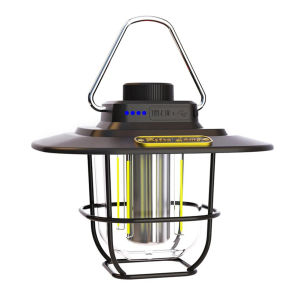 LED Camping Light Stepless Dimming Portable Hanging Tent Lamp Waterproof IPX4 Rechargeable for Outdoors for Hiking Camp for Home