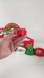 Little Bun Christmas Maltose Sugar Squishy Toys 24pcs set Squeeze Dumplings Mini Size Holiday Kids