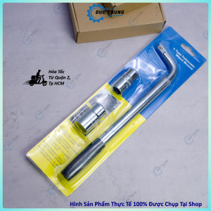 Bộ tay công và 4 đầu lục giác vặn ốc thay lốp xe 1/2" khẩu 4 cỡ 17/19/21/23mm - 154