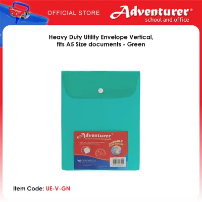 Adventurer Heavy Duty Utility Envelope Vertical fits A5 Size documents