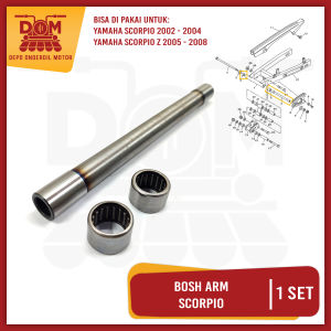 Bosh Arm SCORPIO / Z - Bos Fork Roces Swing Arem YAMAHA SCORPIO / Z (Isi Paket 2 Bosh + 2 Bearing)