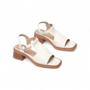 Giày Sandal Nữ 5cm Giả Boot Hở Mũi Thời Trang Pixie H404