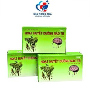 HOẠT HUYẾT DƯỠNG NÃO TB.Hỗ trợ tăng cường tuần hoàn não làm giảm các biểu hiện thiếu năng tuần hoàn hộp 100v