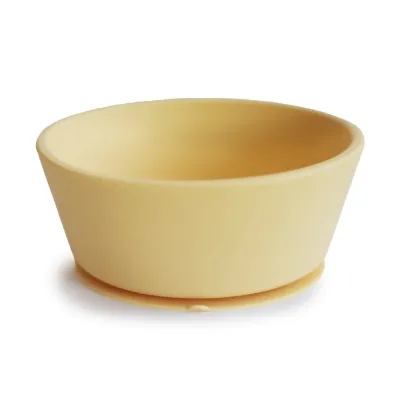 Mushie BPA-Free Baby Silicone Suction Bowl 280ml - Stone / Pale Daffodil / Blush / Cloudy / Cambridge / Soft Lilac / Powder Blue / Tradewinds