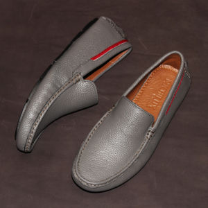 Giày Mọi Nam MICHILUX Classic Moccasin CSMS0 Da Bò Thật Màu Đen