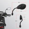 HOTSPPED Side Mirror for Motorcycle YAMAHA Y125ZR Ultra Clear Lens No Grade V2 Mio i 125 Sporty HD Lens. 