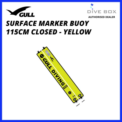 Gull Surface Marker Buoy 115cm Closed Diving SMB Float