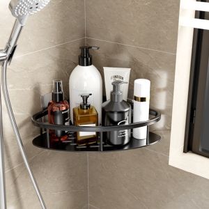 ชั้นวางของติดผนัง แบบเข้ามุม รุ่น 7254 ตะแกรงวางของในห้องน้ำ ที่วางของเข้ามุมสามเหลี่ยม ไม่ต้องเจาะผนัง #ร้านมาร์ยอง