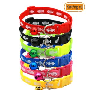 Vòng cổ kèm chuông các loại cho chó mèo thú cưng nhỏ - Đen Ta Pet Shop