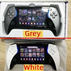 2023 New Project X 4.3-Inch High-Definition Console Game IPS Screen Supports PS1 Arcade HD Output for Two-Player Battle Handheld Game Console