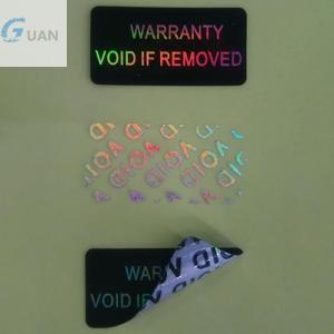 [COD] GUAN สติกเกอร์ป้องกันเพื่อความปลอดภัย100ชิ้นกระดาษเปราะป้องกันการงัดแงะรับประกันฉลากเป็นโมฆะฉลากกาวฉลาก