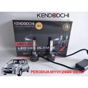🔥READY STOCK🔥KENDODCHI 2Pcs H1 LED Car Headlight FOR PERODUA MYVI(2005-2010) product by Malaysia