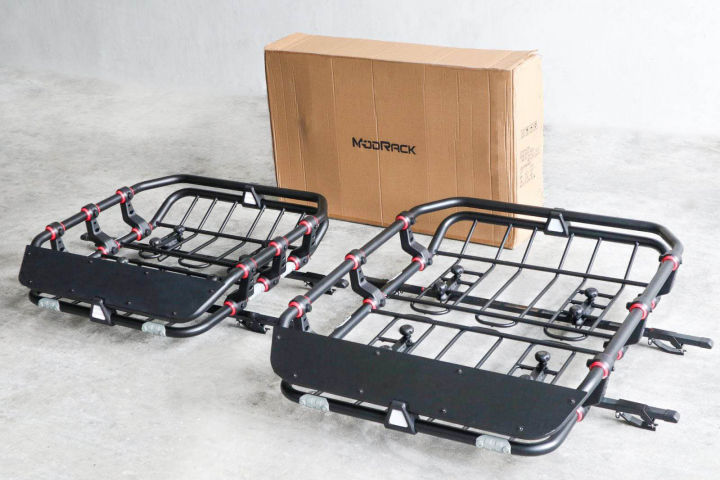 MOD Atomic Black Roof Rack Luggage Rack with Clamp Type Crossbar ...