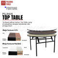 Seahorse Fortune 120 - Meja Banquet | Meja Meeting | Round Table | Meja Bulat - Multplek Coating. 