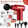 [ LOẠI XỊN ] Máy Mát Xa Cầm Tay Súng Massage Toàn Thân 6 Cấp Độ Chuyên Sâu Vai Lưng Giảm Đau Cơ. 