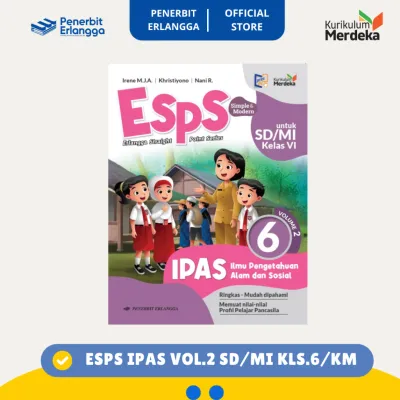 [Erlangga Official] Esps Ipas Sd/Mi Vol 2 Kelas 6 Kurikulum Merdeka