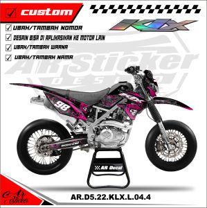 Decal Hologram Chrome Pelangi KLX Lama KLX Old - Dekal stiker Full Body KLX L / KLX S 004