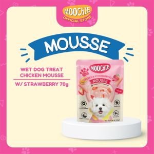 Moochie Wet Dog Treat Chicken Mousse 70g Pouch