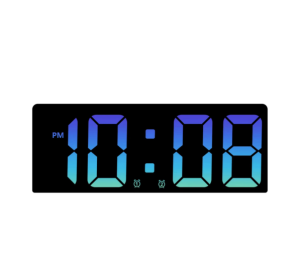 Digital Alarm Clock Voice Control Temperature Snooze Night Mode Desktop Table Clock 12/24H Anti-disturb Function LED