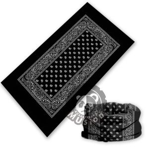 Musion Elastic Paisley Bandana Mask Fashion Men Head Scarf SPF 30 Face Mask Anti UV Motorcycle Neck Mask Sun Protection Buff Headband for Riding Bicycle and Motorcycle