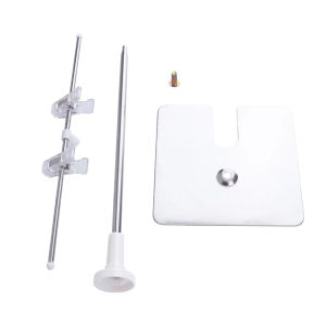 Backdrop Stand Adjustable Height Poster Stand With Clips Photography Studio T-Shape Background Frame