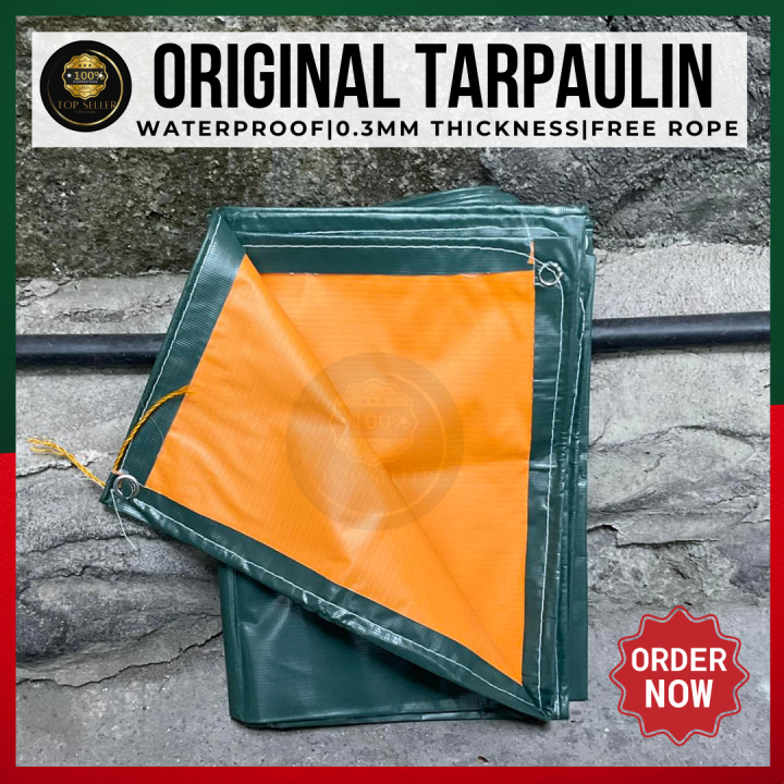 9x16ft Original Tarpaulin Multi Purpose Trapal PVC Type Tarp Lazada PH