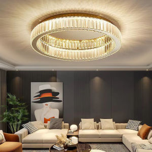 New Bedroom Crystal Ceiling Light Room Living Room Light Ceiling Light Round LED Lamp 123