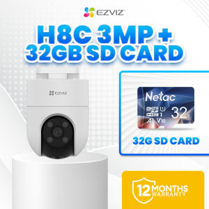 EZVIZ H8C 3MP/2K Outdoor waterproof Wifi CCTV Camera connect to phone with voice 360°Pan/Tilt IP CAM