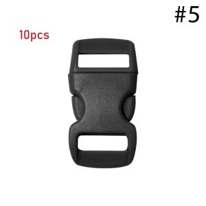 LIWU 4/10/50pcs High quality Curved Paracord Bracelet Accessories Dog Collar Strap Webbing Outdoor Tool Camp Bag Parts Side Release Buckle