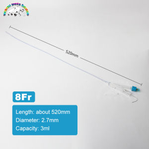 Two Way Foley Dog Catheters 2 Way Foley Silicone Canine Urinary Catheter with Balloon Veterinary Supplies