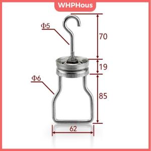 WHPHous Swivel Steel Rotating Spinner Hook Heavy Duty for Powder Coating Painting Line Suspension Solutions
