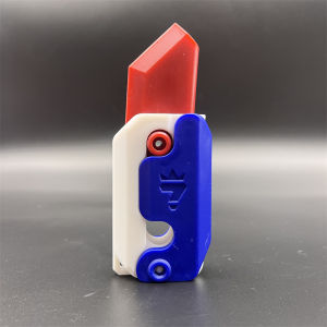Candy Online 3D Carrot Knife Toys Gravity Knife Fun Decompression Toy 3D Printing Gravity Jump Carrot Knife For Childrens gifts