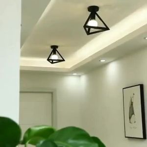 [NaJUAN]  E27 Vintage Ceiling Light Nordic Iron Art Ceiling Lamp Corridor Aisle Lamp Modern Minimalist Lamp Cloakroom Entrance Hall Entrance Hall Balcony Lamp