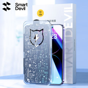 SmartDevil Corning Glass Tempered Glass Film For iPhone 15 Pro Max iPhone 14 Pro Max 14 Pro 15 Plus 14 Plus iPhone 13 Pro max 13 Pro 13 16e Dust Proof Full Coverage Screen Protector Dust Proof film with installation tool