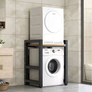 LZ-2026 HDB Double Washer Dryer Rack Space Saver Reinforced - Must-Have Compact Laundry Storage!b826
