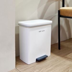 DKW HH-2655SP ถังขยะพลาสติก 10 ลิตร ฝาปิดแบบ Soft Close ป้องกันสนิม ปลอดภัย 100% สำหรับห้องน้ำและห้องครัว