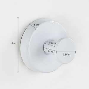 PARKOUR Stainless Steel Wall Mount Hooks No Punch Waterproof Clothes Towel Holder Small Removable Wall Hanger Kitchen