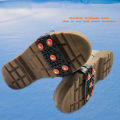 【New Arrival】 5-Stud Climbing Crampons Anti Slip Mountaineering Cleats Unisex Boots Snow Cleats Walking Hiking Accessories. 