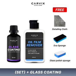 CARVIX | Windscreen Oil Film Remover Car Window Glass Oil Film Cleaner Watermark Remover