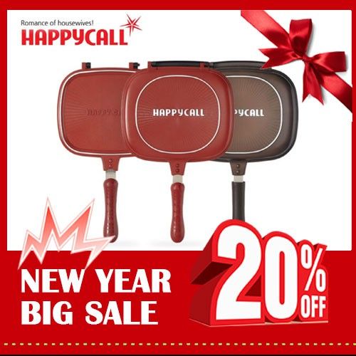 Happycall Duplex pan series 16Type Frying Pan fish grill cooking pan